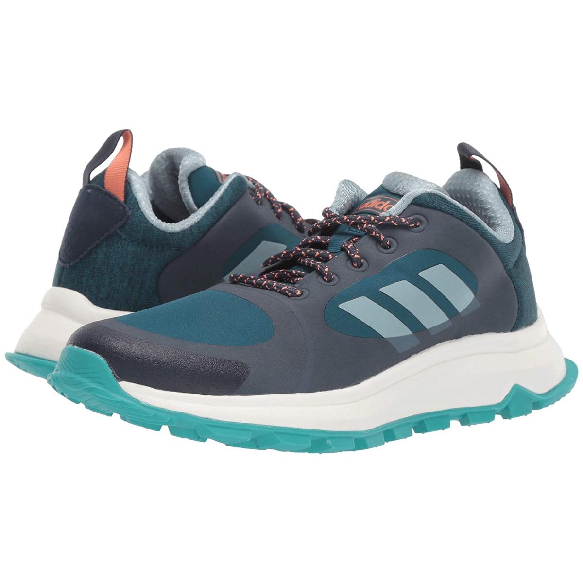 Woman`s Sneakers Athletic Shoes Adidas Response Trail X Trace Blue/Ash Grey/Tech Mineral