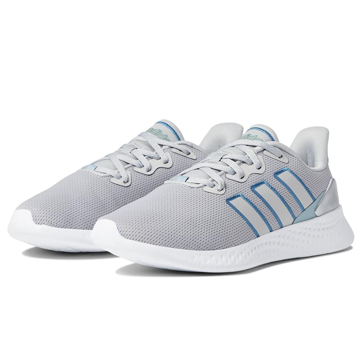 Woman`s Sneakers Athletic Shoes Adidas Running Puremotion SE Grey/Altered Blue/Magic Grey Met