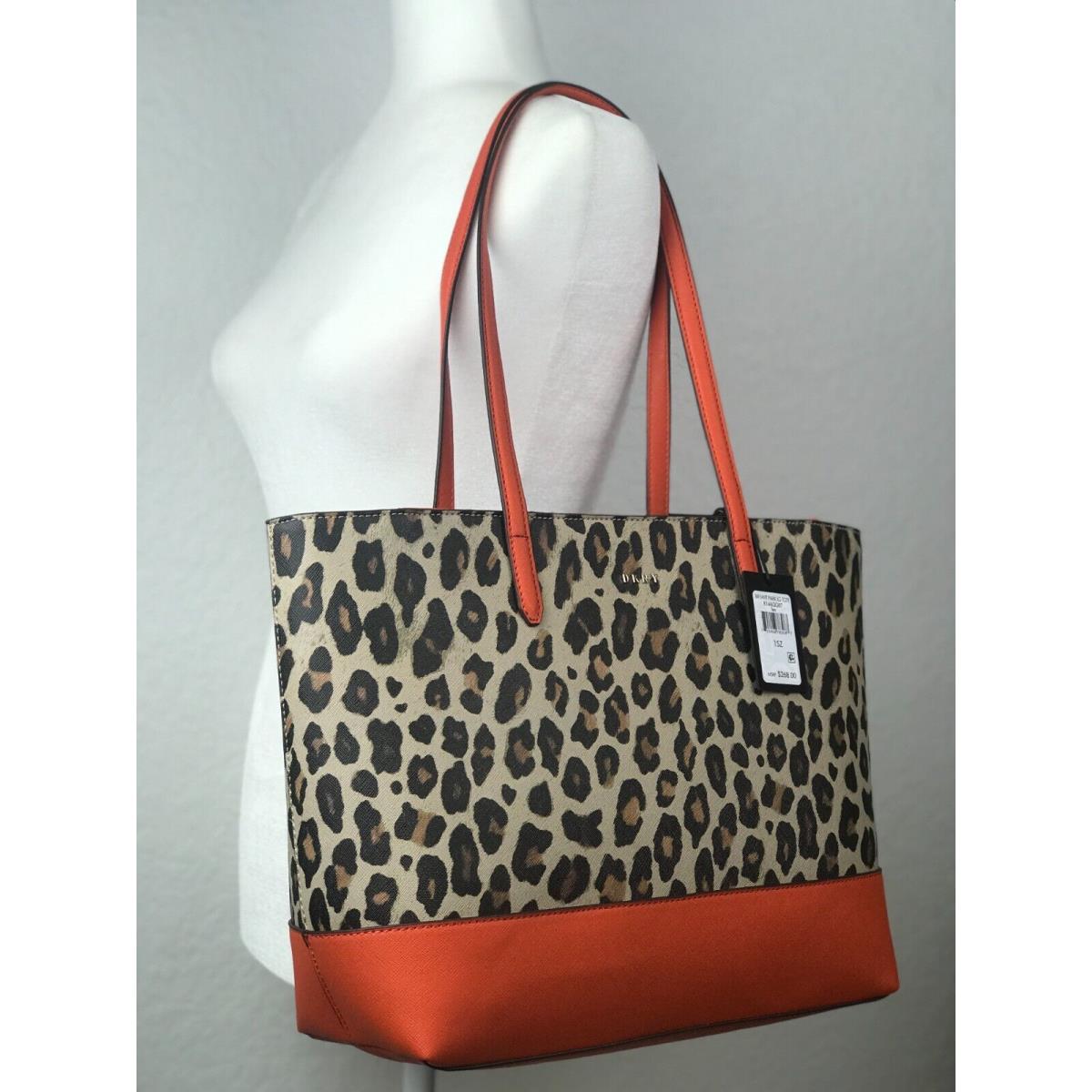 Dkny Bryant Park Bag / Purse Leopard Orange - DKNY bag - | Fash Brands