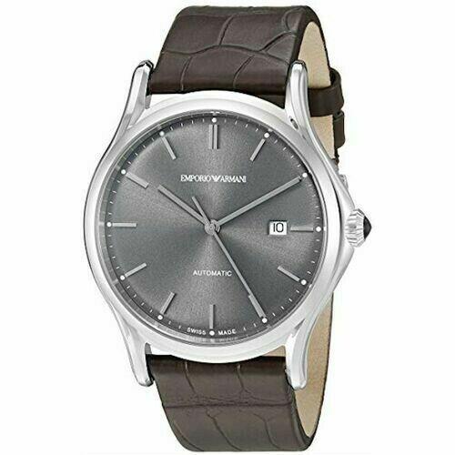 Emporio Armani ARS3000 Swiss Made Automatic Watch Alligator Strap Rrp: