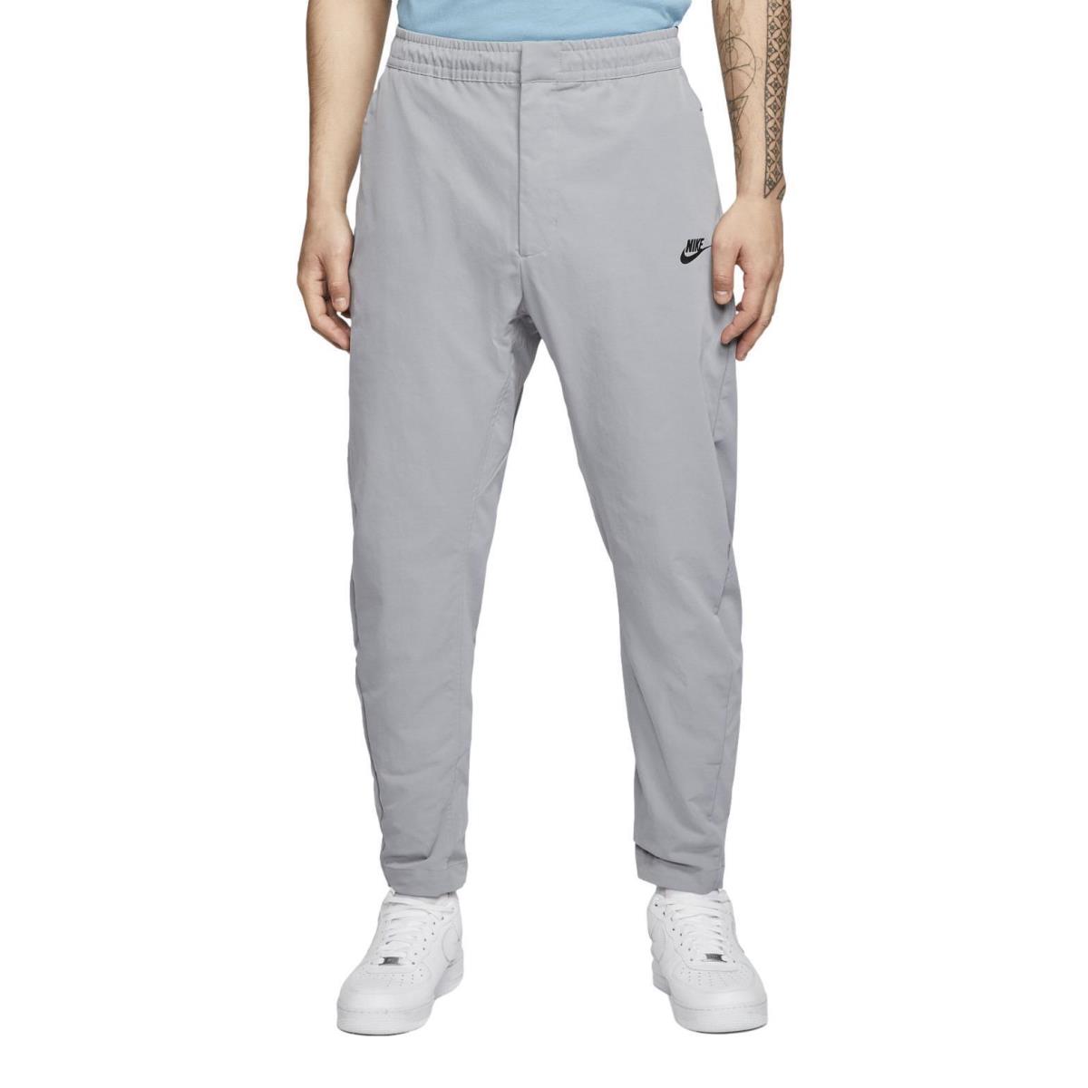 Nike Sportswear Men`s Woven Jogger Pants Particle Grey/black AR3221-073