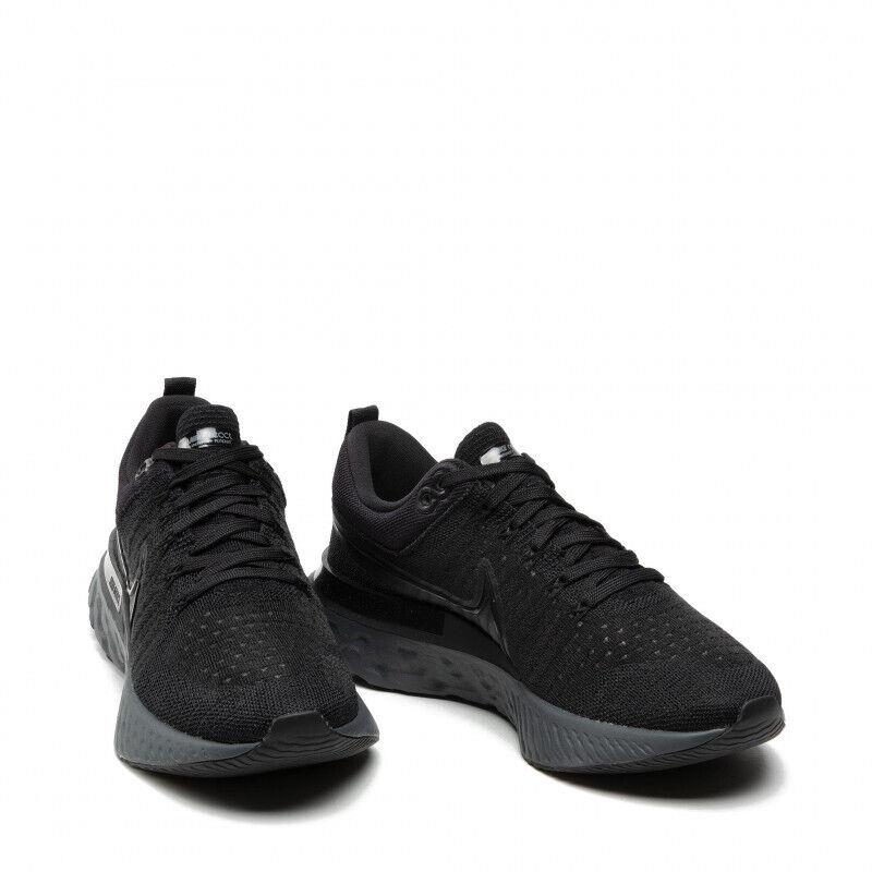 Nike React Infinity Run Flyknit 2 CT2357-003 Men Black/gray Running Shoes TV458
