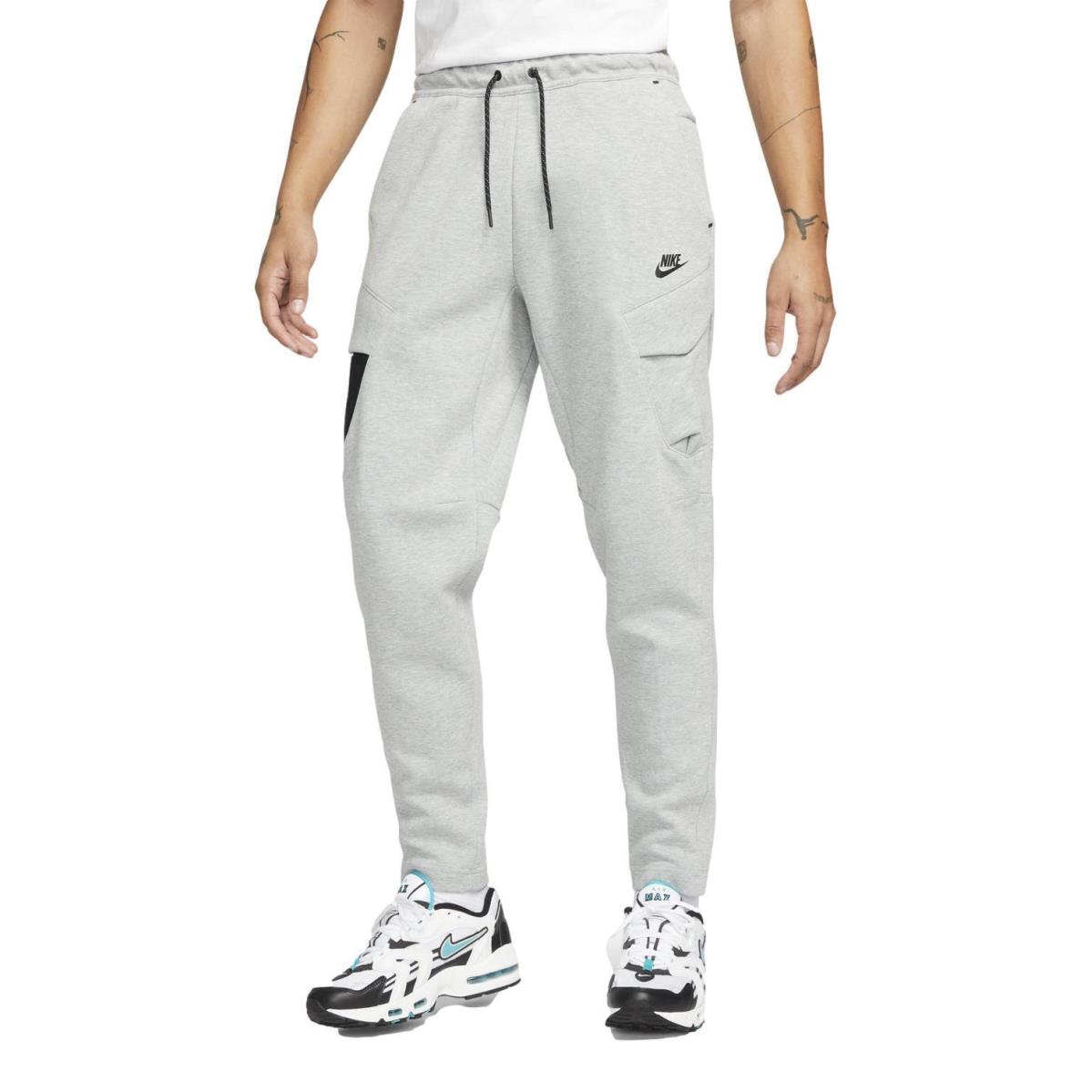 Nike Sportswear Tech Fleece Men`s Tapered Utility Pants Grey Heather DM6453
