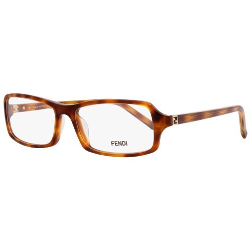 Fendi Rectangular Eyeglasses F866 214 Size: 54mm Light Havana 866