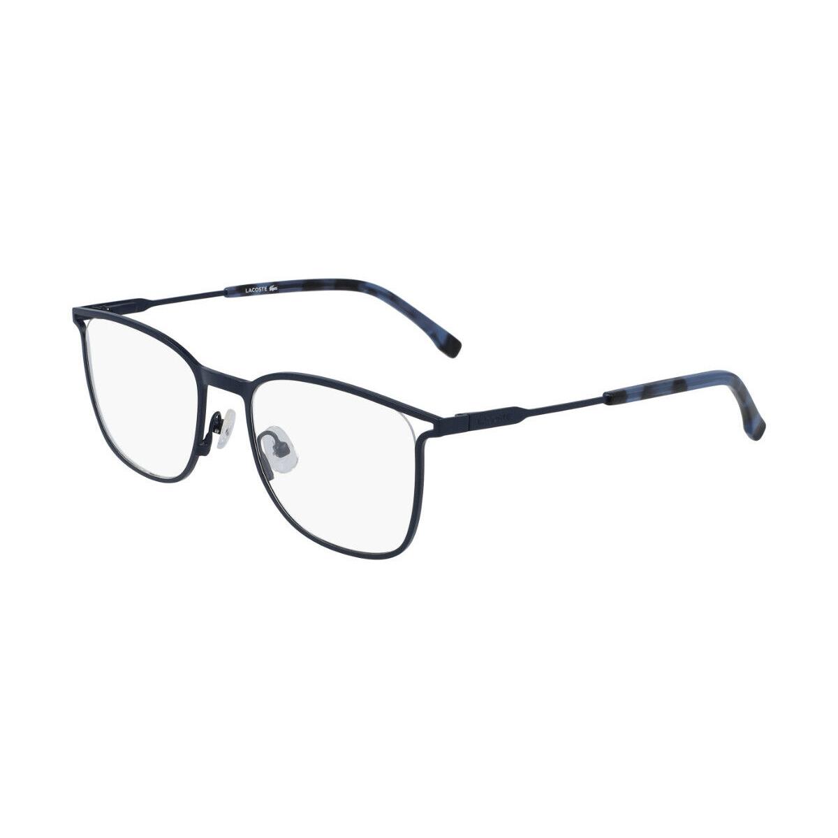 Lacoste L2261 424 Matte Blue Eyeglasses 53mm with Lacoste Case