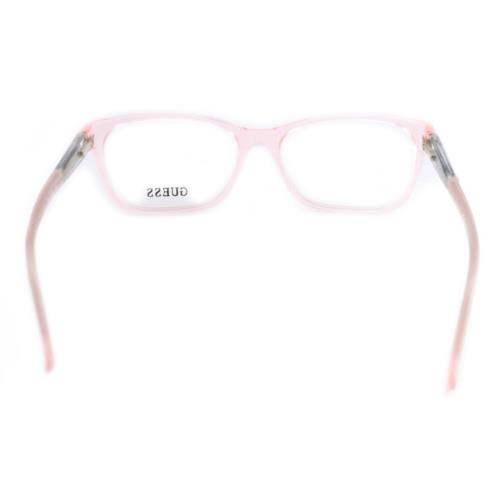 Guess eyeglasses  - Clear Pink , Clear Pink Frame, With Plastic Demo Lens Lens 2