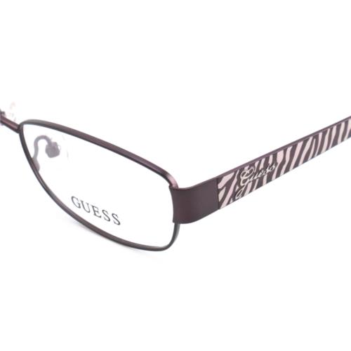 Guess eyeglasses  - Purple , Purple Frame, With Plastic Demo Lens Lens 4