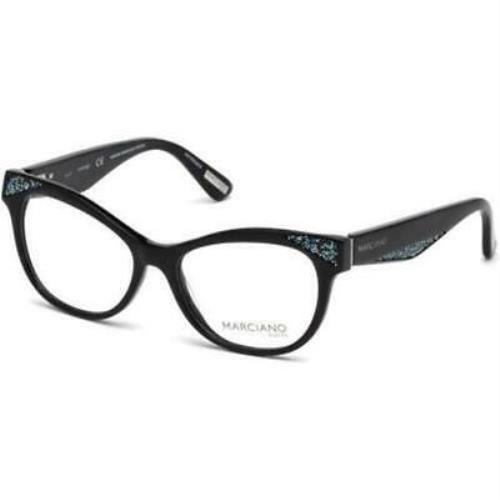Eyeglasses Guess By Marciano For Women GM0320 001 Shiny Black/cat Eye 53 16 135