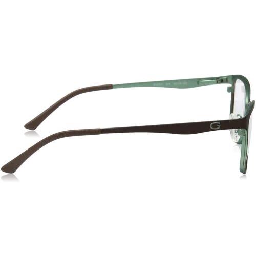 Guess eyeglasses  - Brown , BROWN/GREEN Frame, With Plastic Demo Lens Lens 1