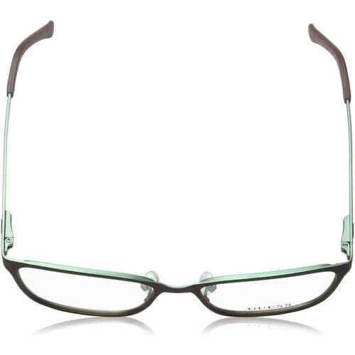 Guess eyeglasses  - Brown , BROWN/GREEN Frame, With Plastic Demo Lens Lens 2