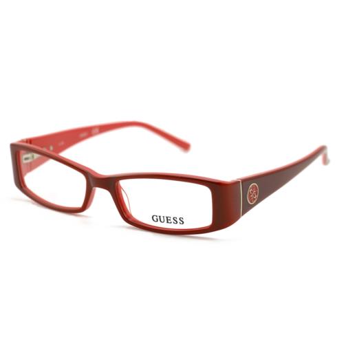Guess Women`s Eyeglasses GU2537 066 Red 51 16 135 Frames Rectangle