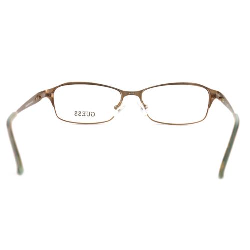 Guess eyeglasses BRN - Brown , Brown Frame, With Plastic Demo Lens Lens 2