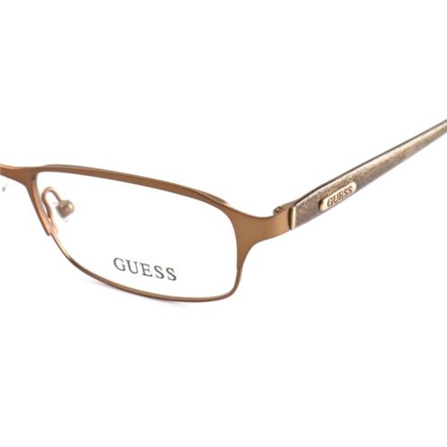 Guess eyeglasses BRN - Brown , Brown Frame, With Plastic Demo Lens Lens 4
