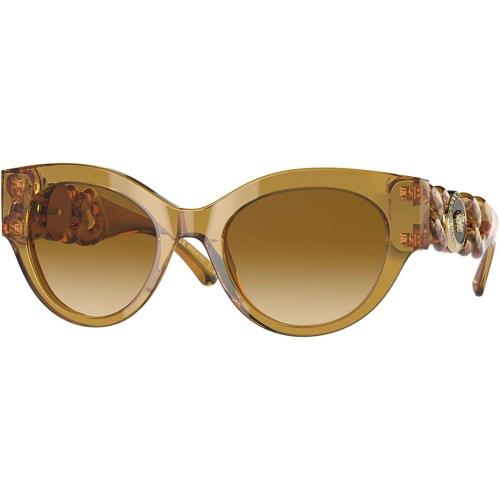 Versace Sunglasses VE4408 53472L Transparent Honey / Yellow Gradient Ochre Lens