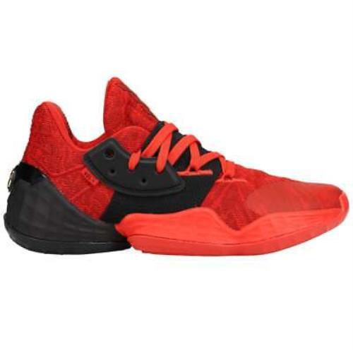 Adidas EF0999 Harden Vol.4 Mens Basketball Sneakers Shoes Casual - Black Red