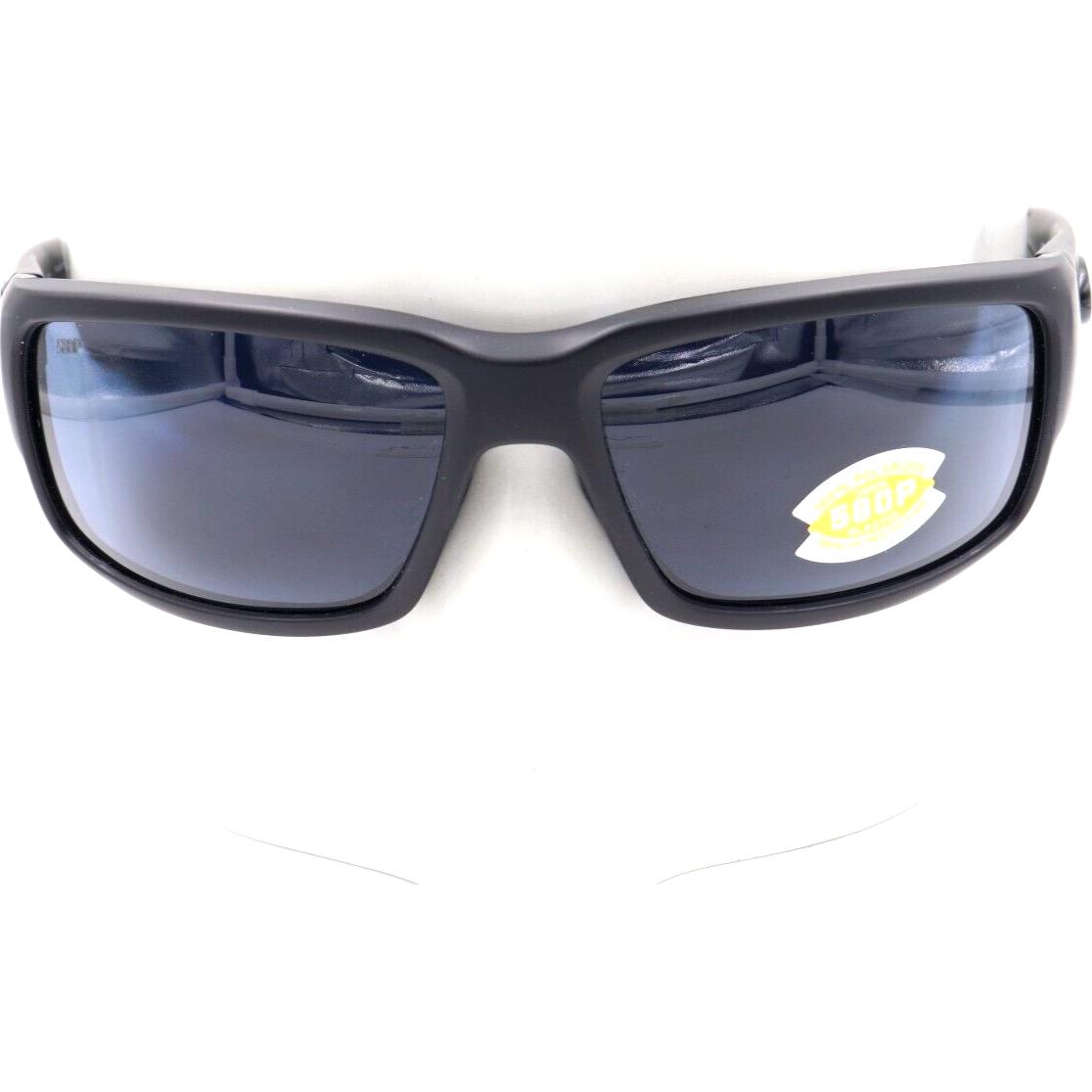 Costa Del Mar Fantail 01 Blackout Gray 580P Sunglasses 06S9006-90060159