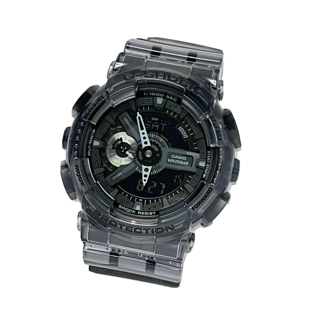 Casio G Shock Analog Digital GA110SKE-8A GA110 GA110SKE Smoke Color w Box