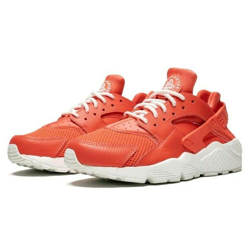 Nike Air Huarache Run SE Womens Size 6 Sneaker Shoes 859429 800 Rush Coral