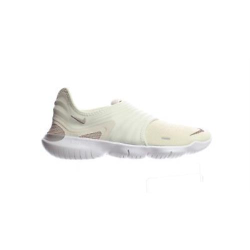 Nike Womens Free Rn Flyknit 3.0 Cream/teal Tint Running Shoes Size