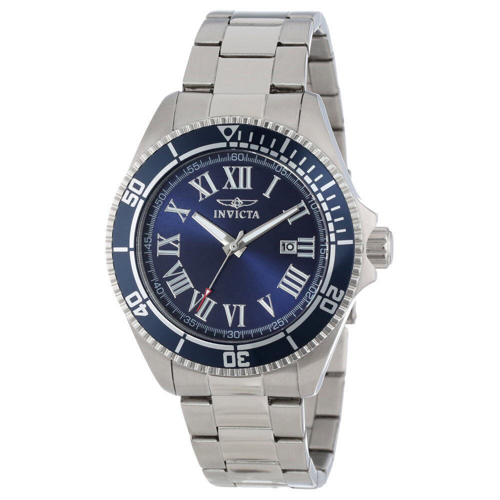 Invicta 14999 Men`s Pro Diver Blue Dial Stainless Steel Bracelet Watch