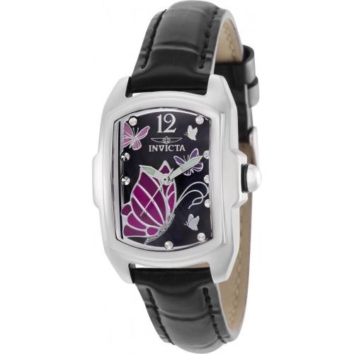 Invicta Lupah Women`s Watch w/ Mother of Pearl Dial - 29mm Black ZG-37115 - Purple, Pink, Silver, Black Dial