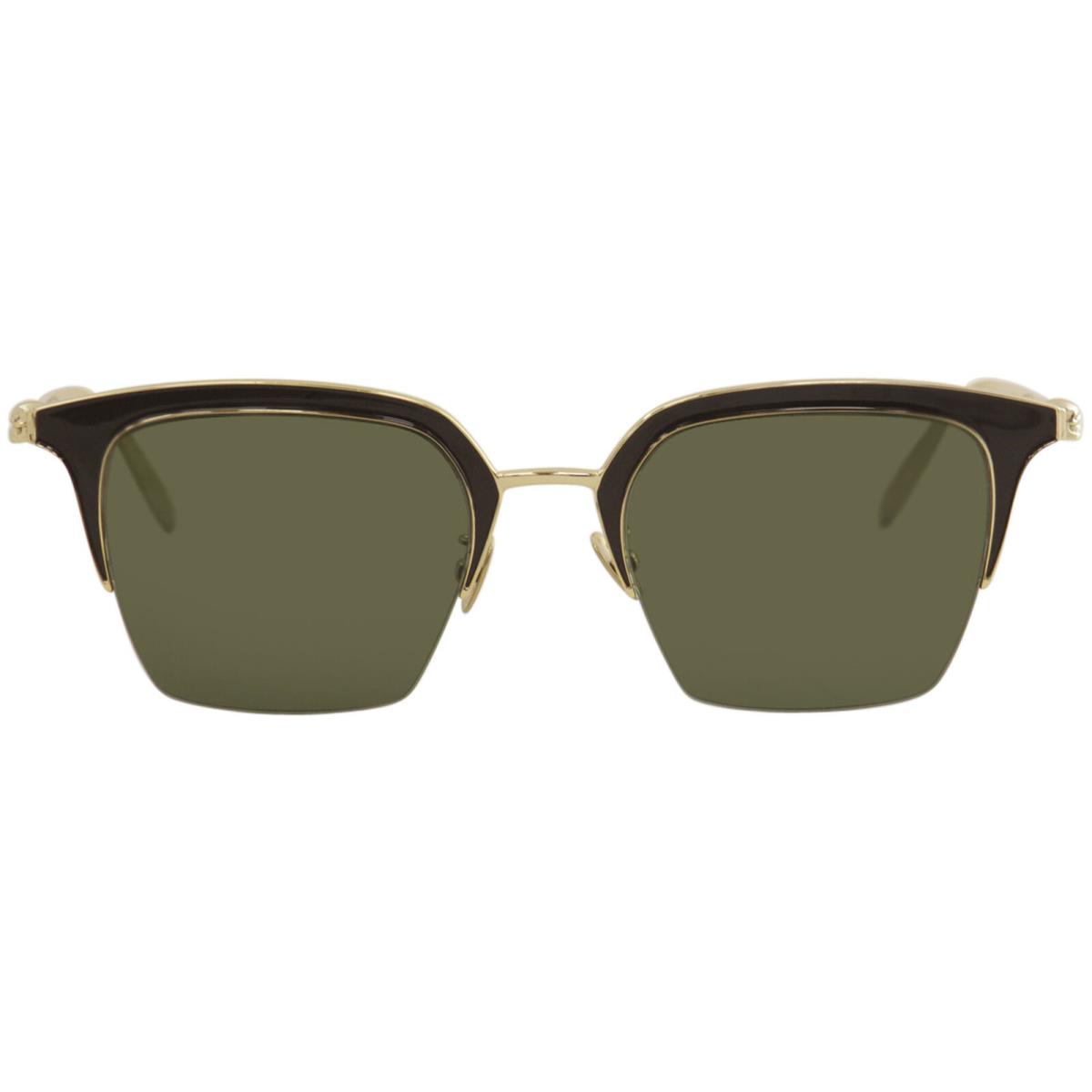 Alexander Mcqueen Men`s Iconic AM0213SA AM/0213/SA 002 Gold Sunglasses 54mm