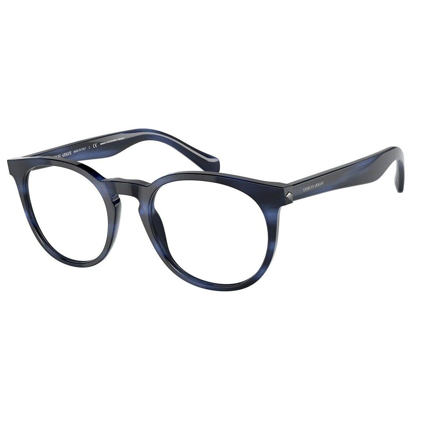 Giorgio Armani AR7214 5901 Eyeglasses Frames Rx Blue Oval 51mm