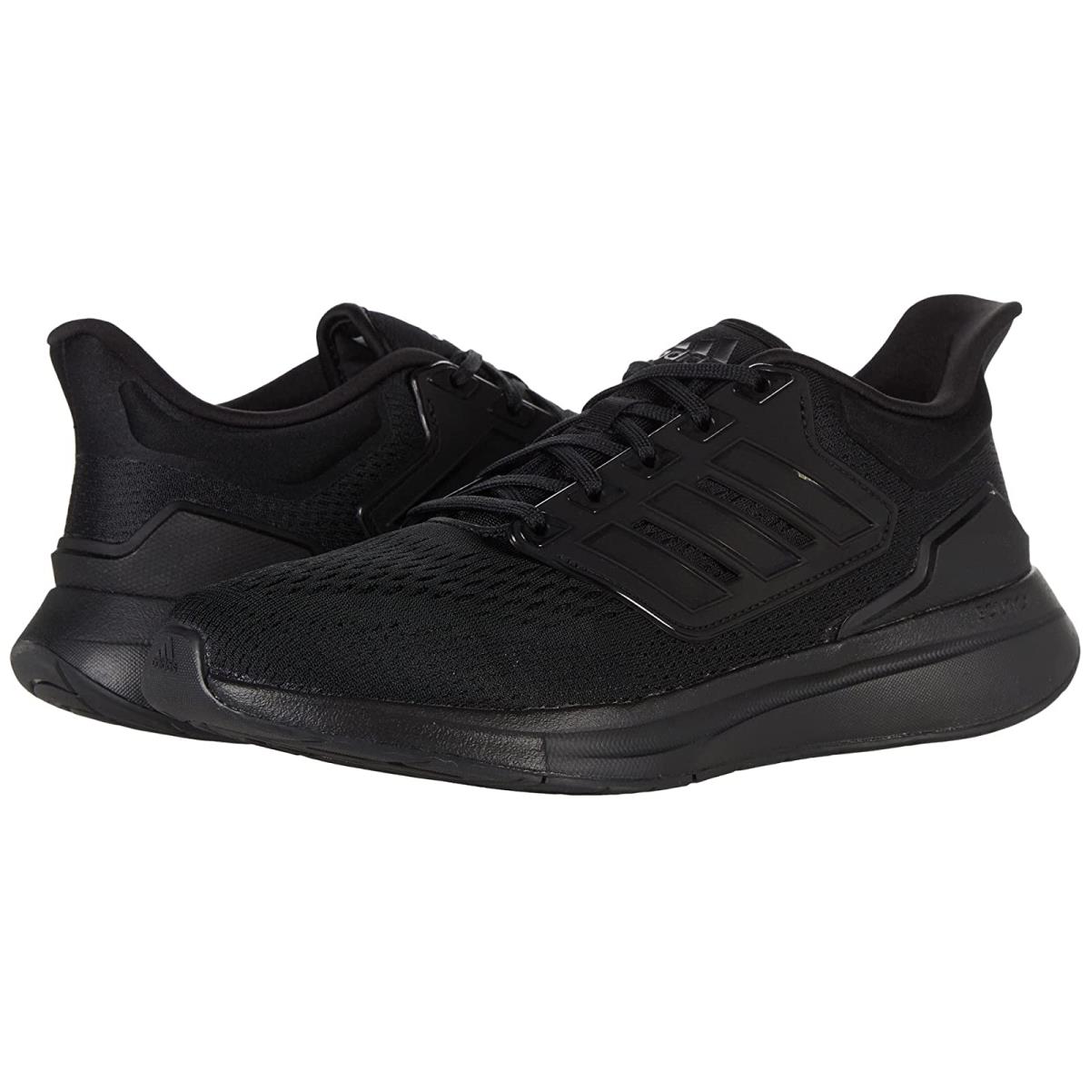 Man`s Sneakers Athletic Shoes Adidas Running EQ21 Run Black/Black/Black