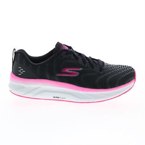 Skechers Go Run Balance 2 172013 Womens Black Canvas Athletic Running Shoes