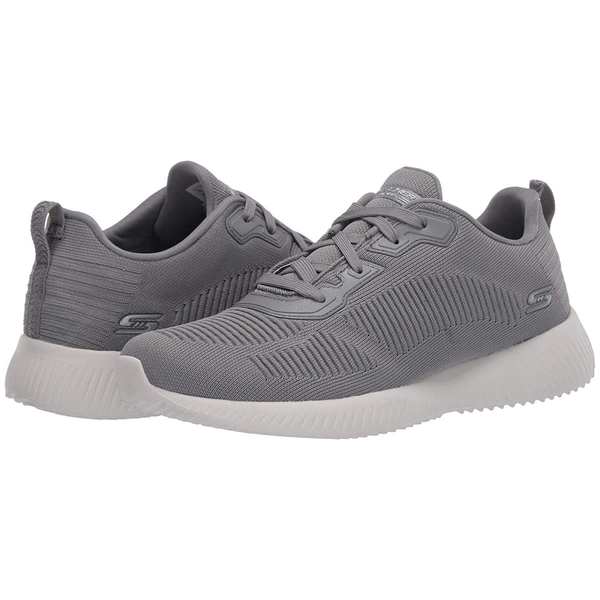 Woman`s Sneakers Athletic Shoes Bobs From Skechers Bobs Squad - Tough Talk Gray