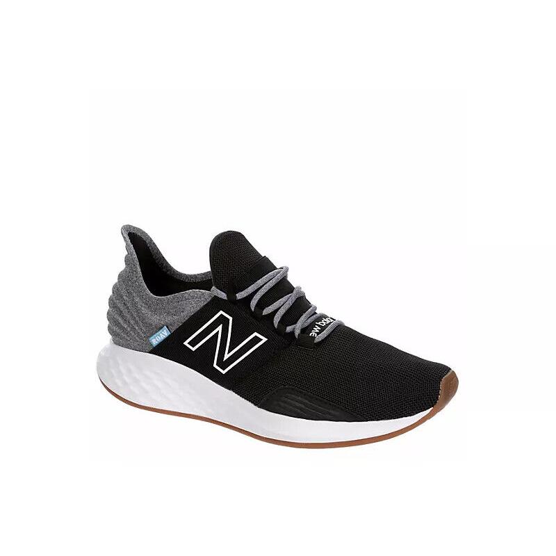 New Balance Fresh Foam Roav Men`s Athletic Running Low Top Training Shoes Black/Gray/Black Logo