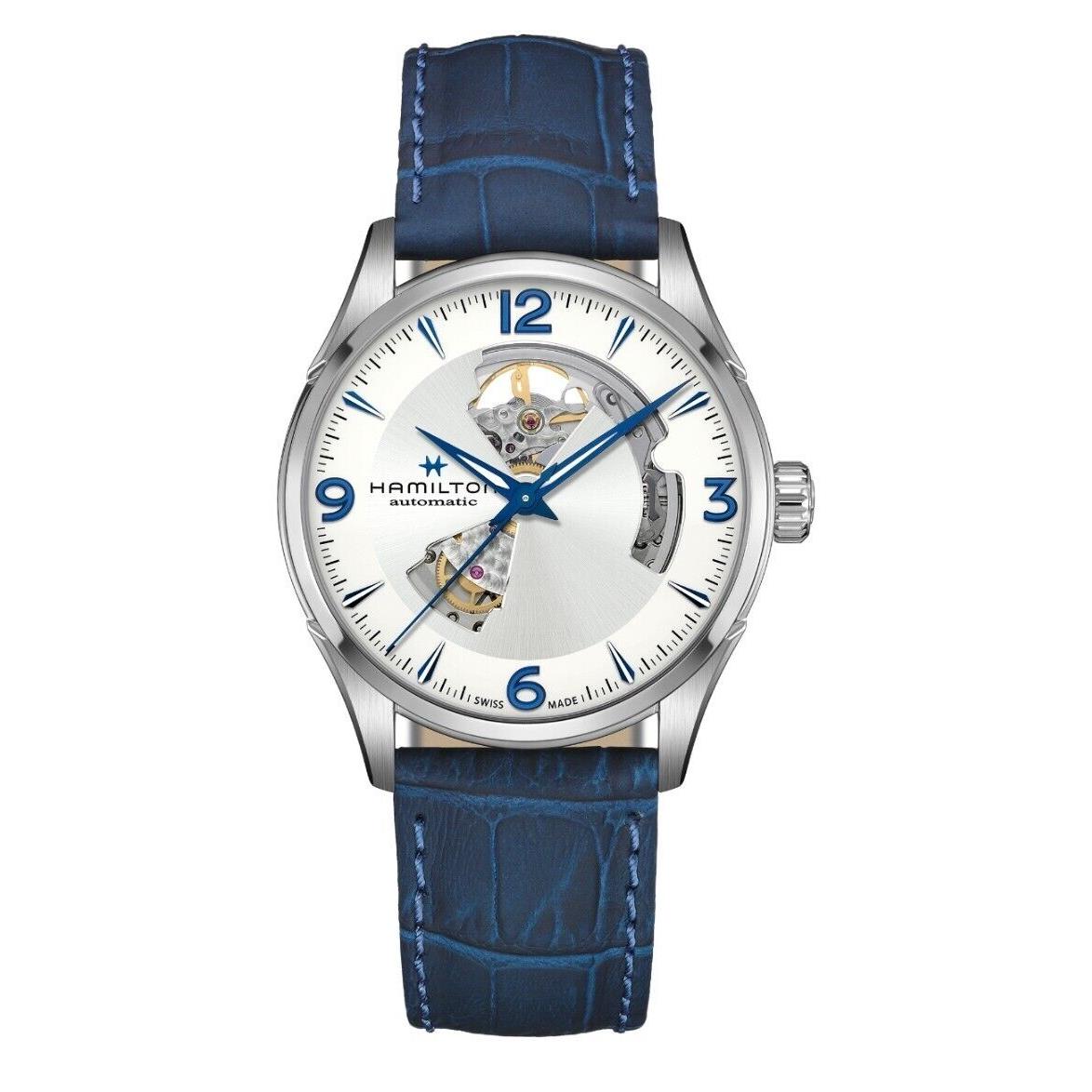 Hamilton Jazzmaster Open Heart Automatic 42mm H32705651 - Dial: Blue, White, Band: Blue