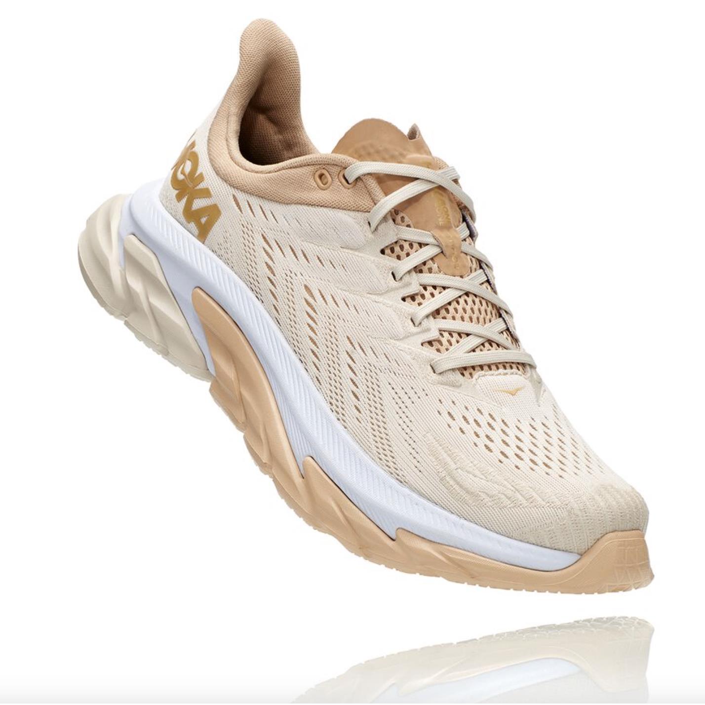 hoka clifton edge beige