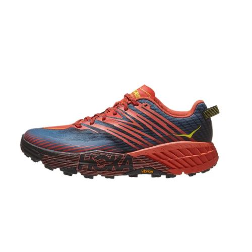Hoka One One Speedgoat 4 Shoes Mens 7 Wide 1106525-FPBL Running Trail