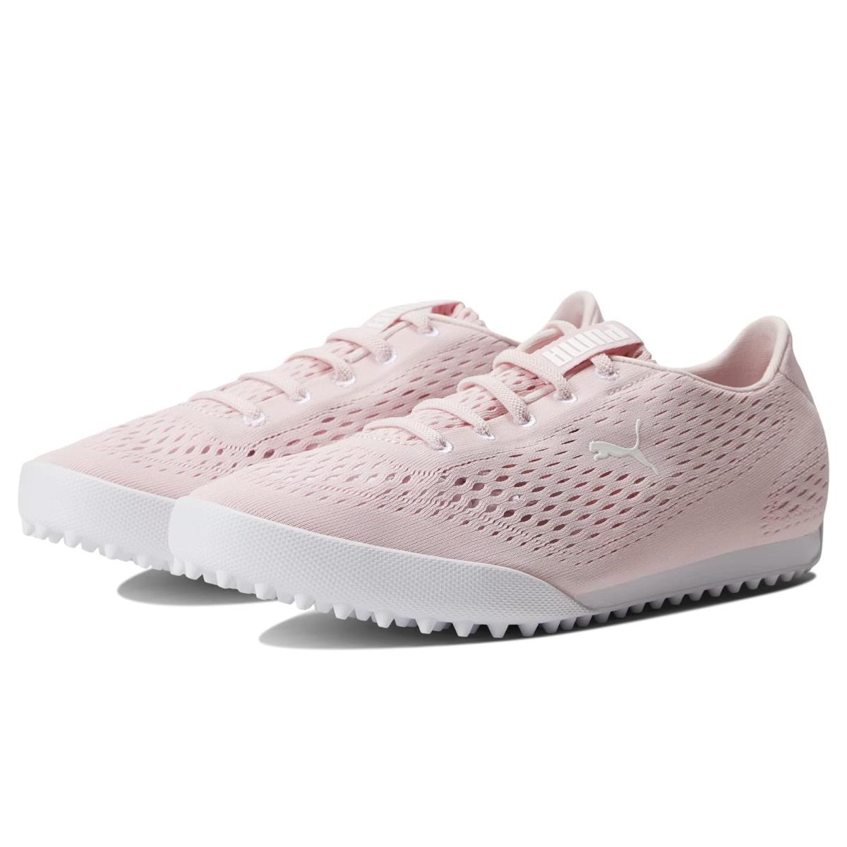 Woman`s Sneakers Athletic Shoes Puma Golf Monolite Fusion Slip-on Chalk Pink/Puma White