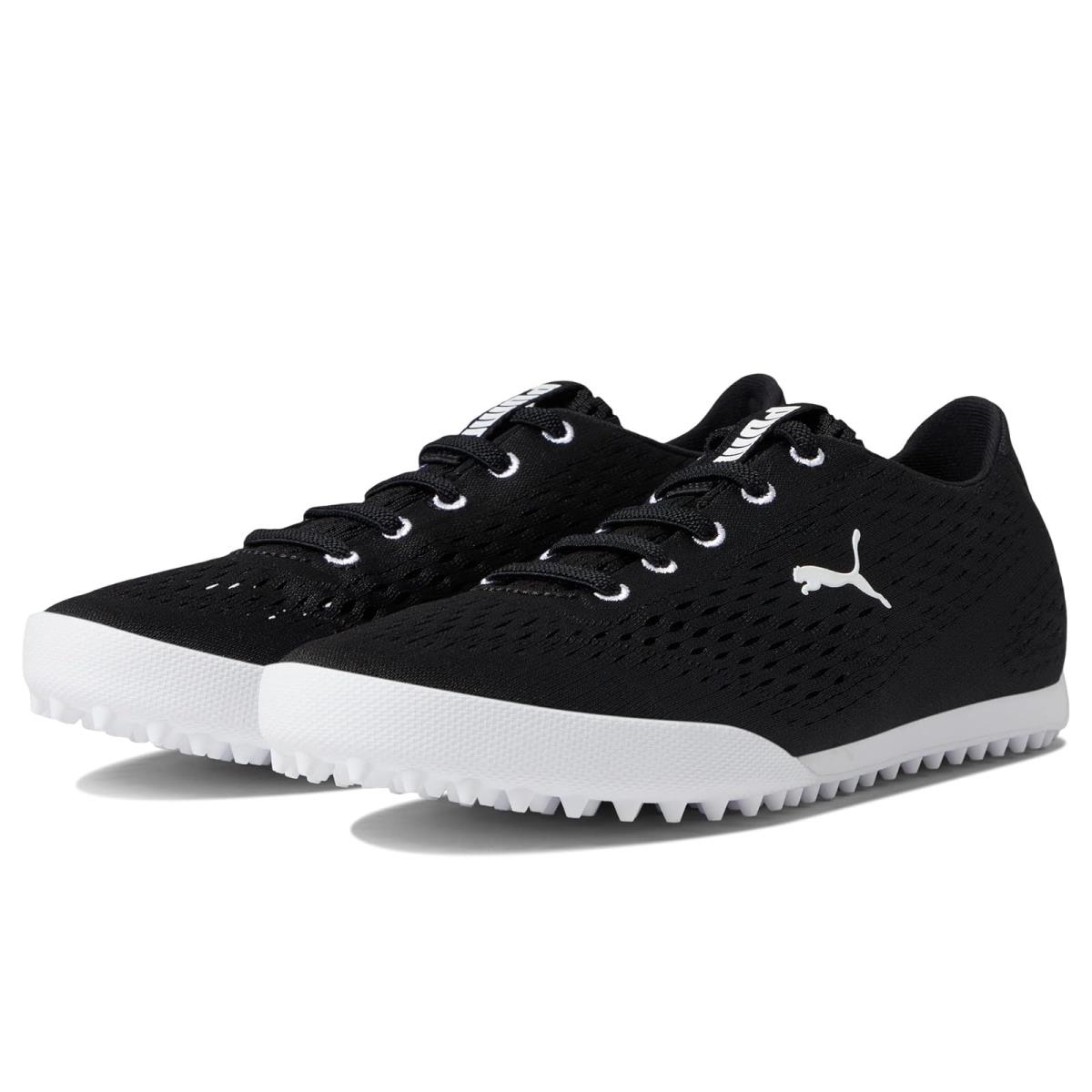 Woman`s Sneakers Athletic Shoes Puma Golf Monolite Fusion Slip-on Puma Black/Puma White
