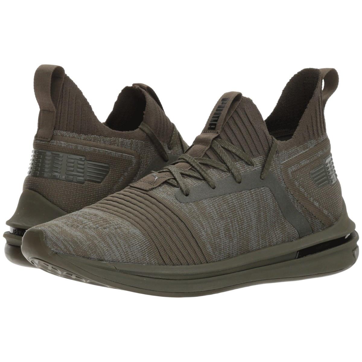 Men`s Shoes Puma Ignite Limitless SR Evoknit Sneakers 19048403 Forest Night