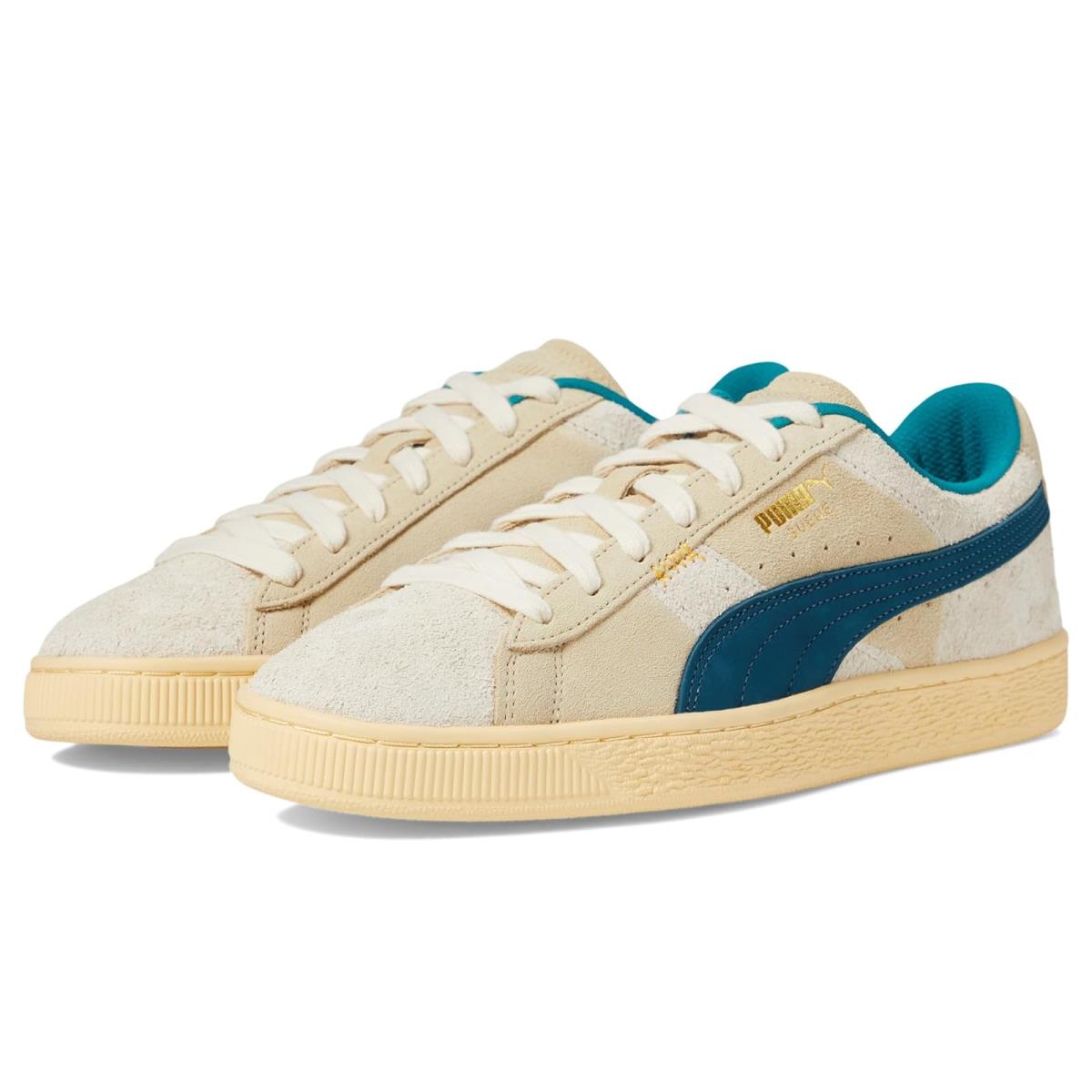 Man`s Sneakers Athletic Shoes Puma Suede Classic Xxi Underdogs - Sugared Almond/Ocean Tropic/Putty