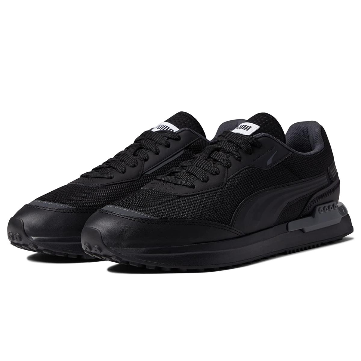 Man`s Sneakers Athletic Shoes Puma City Rider Molded PUMA Black