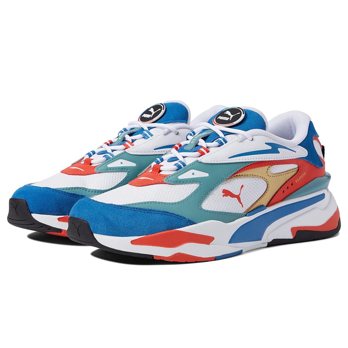 Man`s Sneakers Athletic Shoes Puma Rs-fast Go F Vallarta Blue/Firelight/Mineral Blue