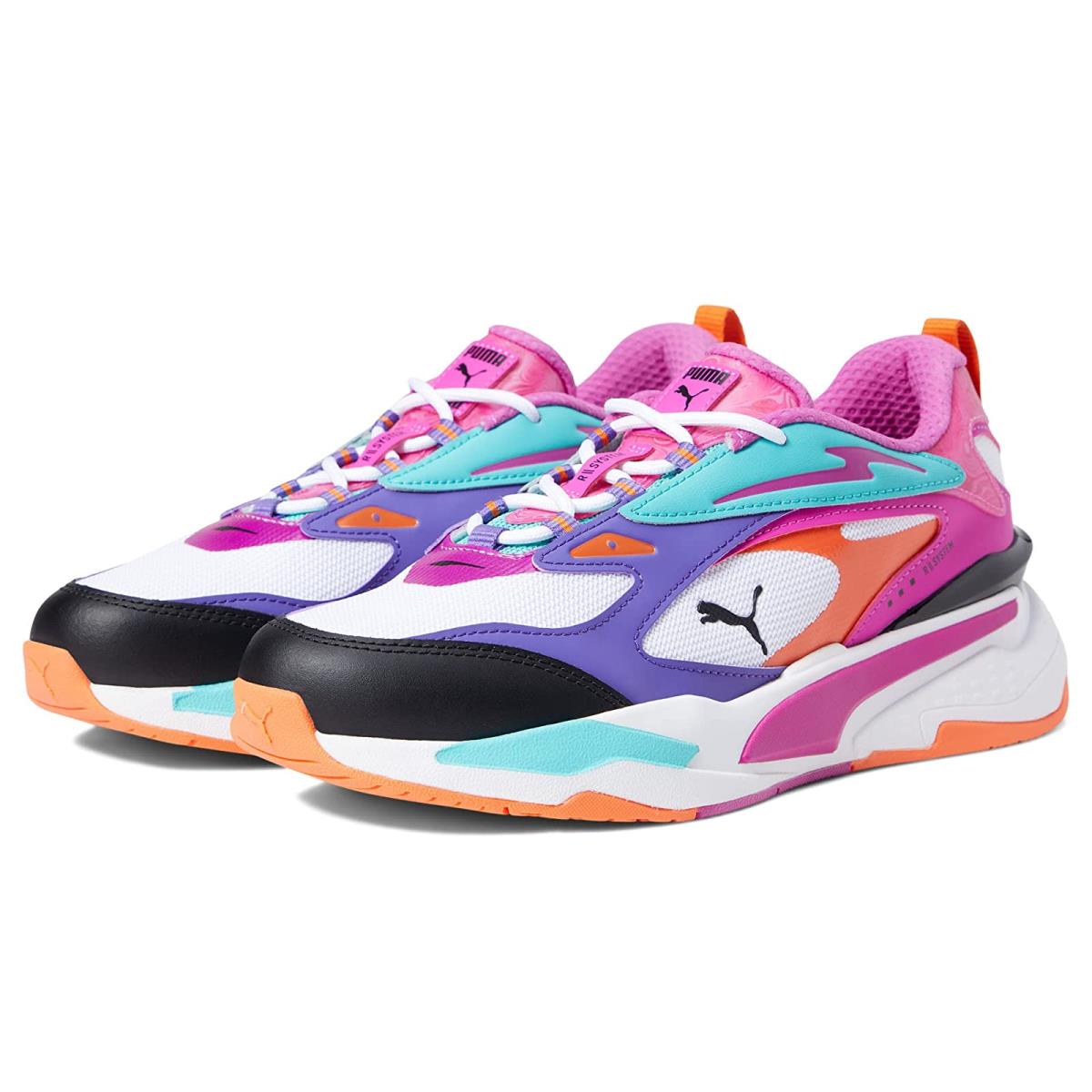 Woman`s Sneakers Athletic Shoes Puma Rs-fast Hypnotize Puma White/Purple Corallites/Deep Orchid