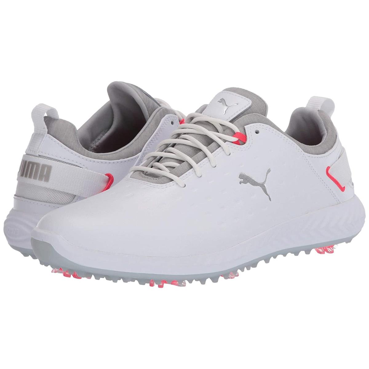 Woman`s Sneakers Athletic Shoes Puma Golf Ignite Blaze Pro Puma White/High-Rise