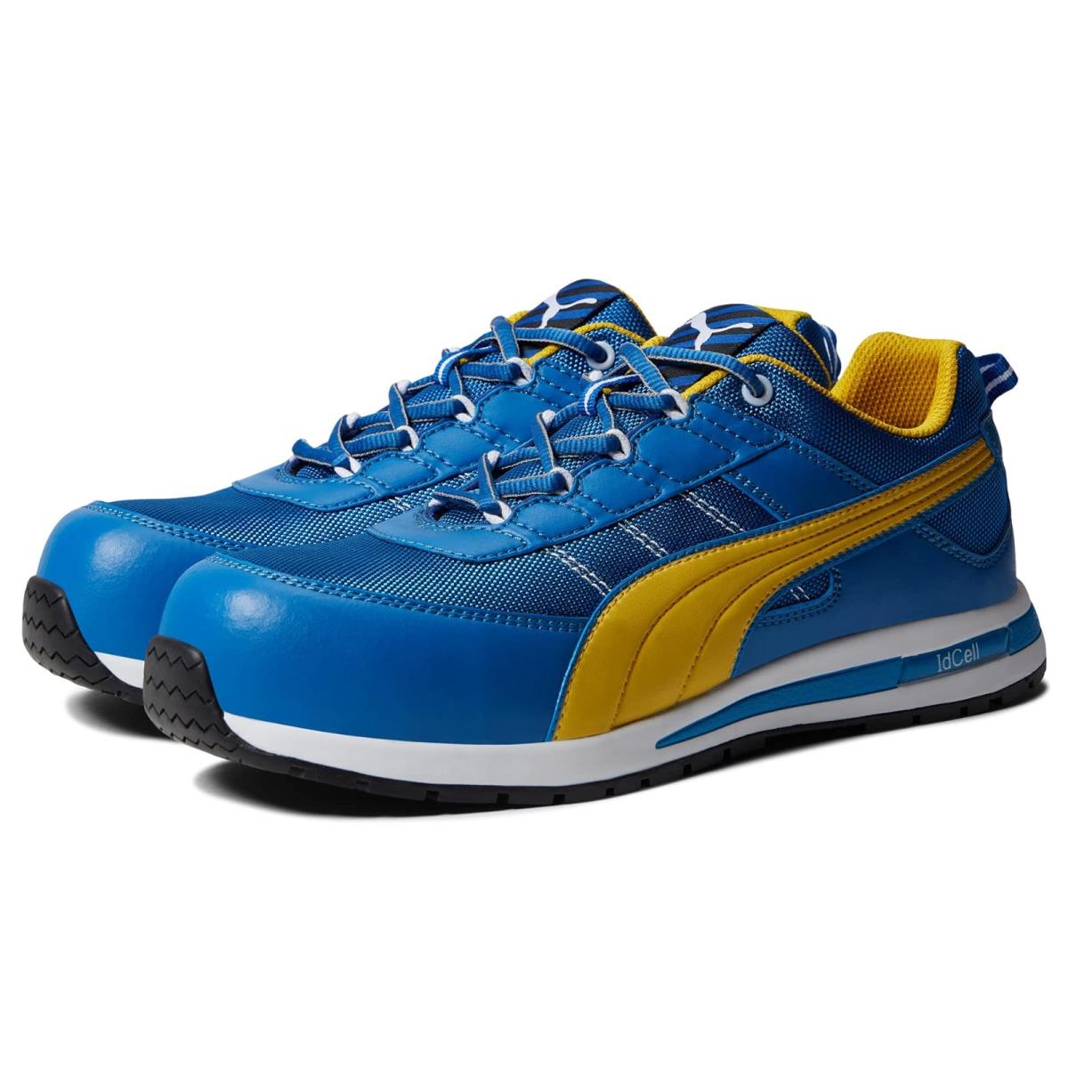 Man`s Sneakers Athletic Shoes Puma Safety Kickflip Low SD Blue/Yellow