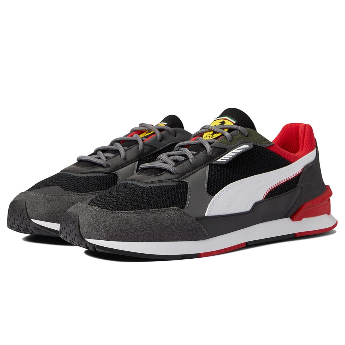 Man`s Sneakers Athletic Shoes Puma Ferrari Low Racer Puma Black/Puma White/Rosso Corsa