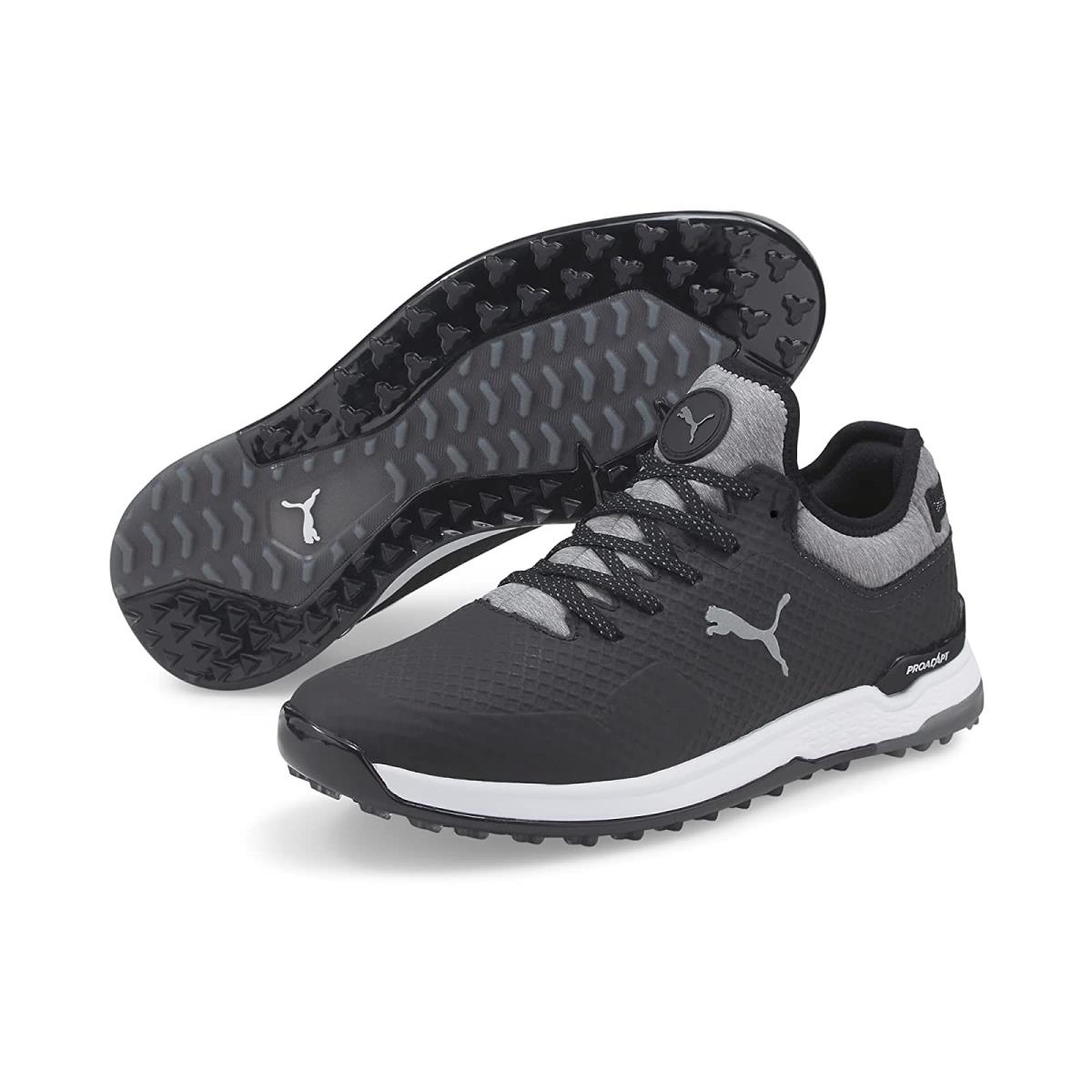 Man`s Sneakers Athletic Shoes Puma Golf Proadapt Alphacat Puma Black/Puma Silver/Quiet Shade
