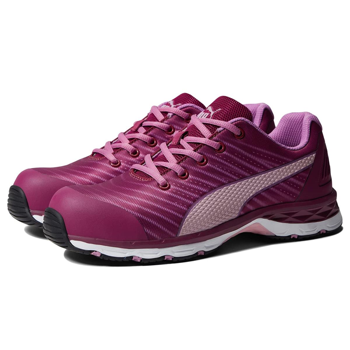 Woman`s Sneakers Athletic Shoes Puma Safety Spectra Low 2.0 EH Berry/Rose