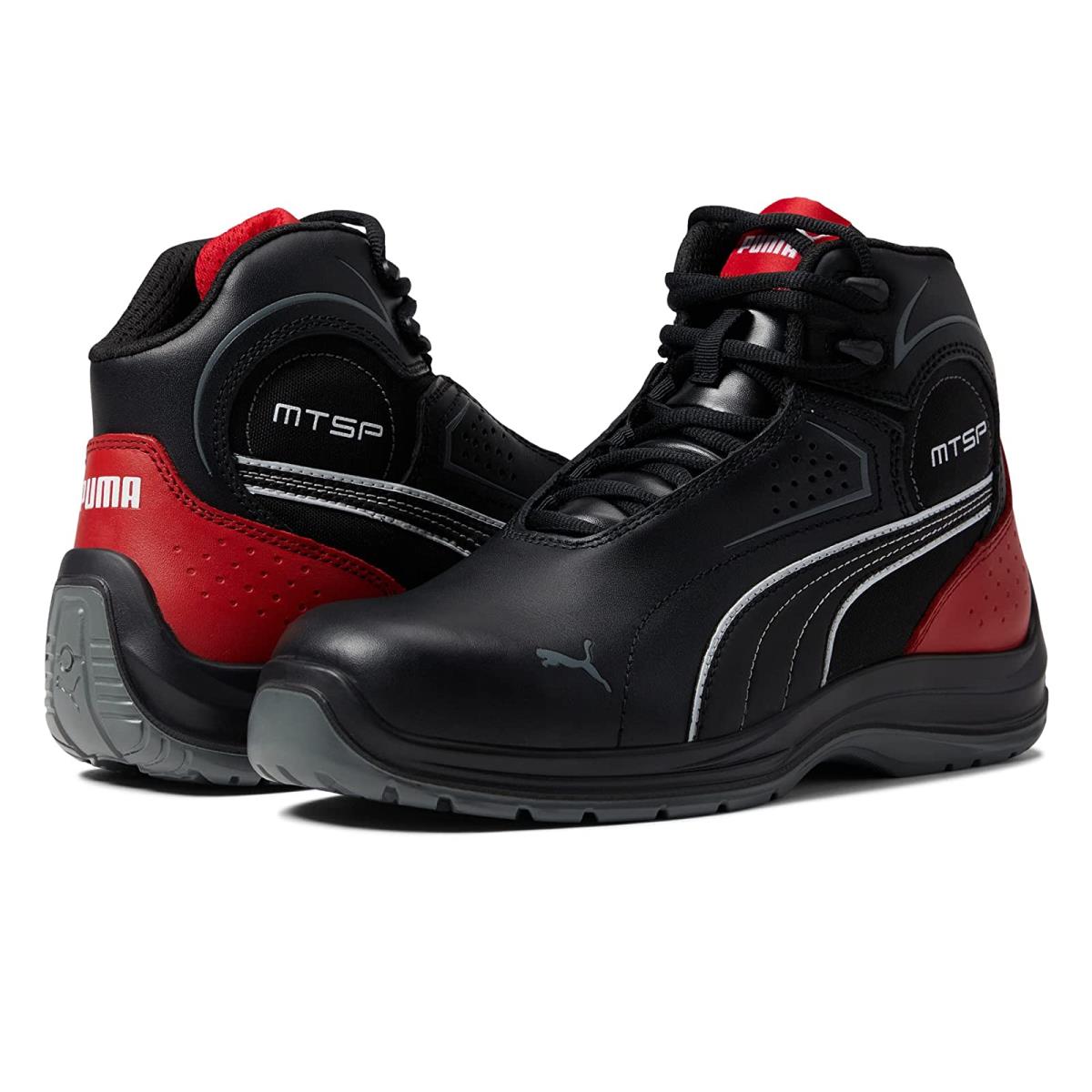 Man`s Sneakers Athletic Shoes Puma Safety Touring Mid Black