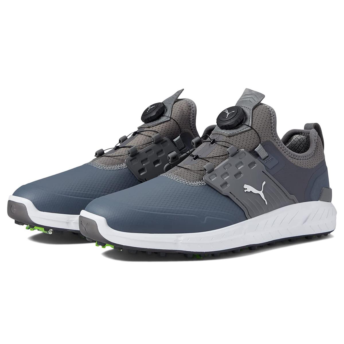 Man`s Sneakers Athletic Shoes Puma Golf Ignite Articulate Disc Quiet Shade/Puma Silver/Quiet Shade