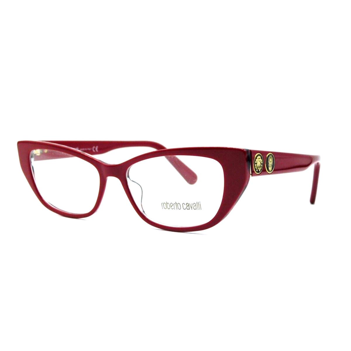 Roberto Cavalli RC5108 068 Shiny Red Cat Eye Eyeglasses Frame 52-14-140