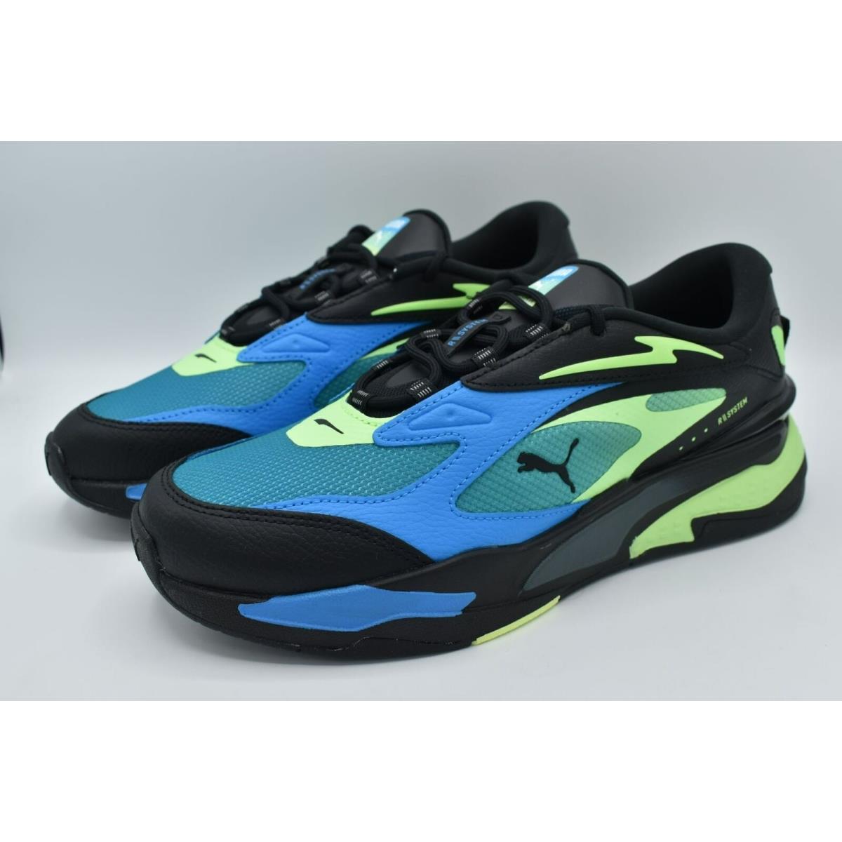 Puma Men Sz 11.5 Rs-fast LS Black Ocean Dive Dark Slate Shoes Sneakers 385707 01